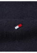 Thumbnail Pull en coton biologique mélangé marine à coupe droite et col camionneur - Image 3