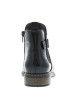 Thumbnail Boots en cuir bronze à talon décroché bas avec un zip et un soufflet élastiqué - Image 12