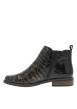 Thumbnail Boots en cuir bronze à talon décroché bas avec un zip et un soufflet élastiqué - Image 8