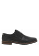 Thumbnail Derbies en cuir noir à talon décroché bas et à lacets ronds noirs