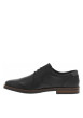 Thumbnail Derbies en cuir noir à talon décroché bas et à lacets ronds noirs - Image 3