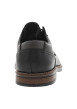 Thumbnail Derbies en cuir noir à talon décroché bas et à lacets ronds noirs - Image 4