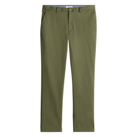 Pantalon chino Denton en coton kaki à coupe...