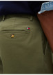 Thumbnail Pantalon chino Denton en coton kaki à coupe droite pourvu de poches - Image 4