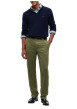 Thumbnail Pantalon chino Denton en coton kaki à coupe droite pourvu de poches - Image 5