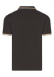 Thumbnail Polo en coton marron pourvu d'une coupe droite et un col boutonné - Image 2