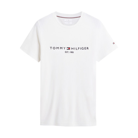 T-shirt en coton biologique blanc pourvu d'une...