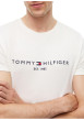 Thumbnail T-shirt en coton biologique blanc pourvu d'une coupe droite et d'un col rond - Image 4