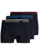 Thumbnail Lot de 3 boxers en coton biologique marine pourvus d'une taille élastiquée