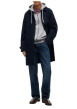 Thumbnail Sweat zippé gris pourvu d'une coupe droite et d'un col à capuche - Image 5
