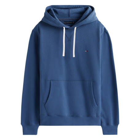 Sweat bleu à coupe droite pourvu d'un col à...