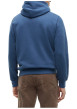 Thumbnail Sweat bleu à coupe droite pourvu d'un col à capuche et de manches longues - Image 3