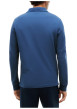 Thumbnail Polo en coton biologique bleu à coupe droite pourvu d'un col boutonné - Image 3