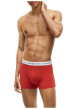 Thumbnail Lot de 3 boxers en coton biologique multicolores pourvus d'une taille élastiquée - Image 2