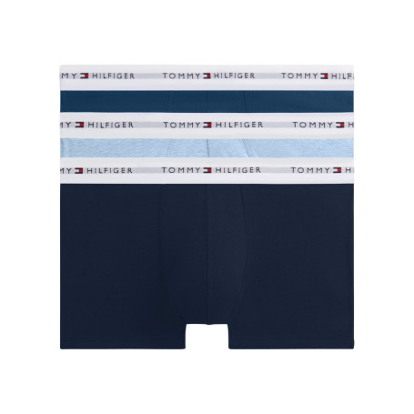 Lot de 3 boxers en coton biologique bleus...