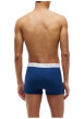 Thumbnail Lot de 3 boxers en coton biologique bleus pourvus d'une taille élastiquée - Image 3