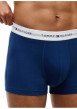 Thumbnail Lot de 3 boxers en coton biologique bleus pourvus d'une taille élastiquée - Image 4