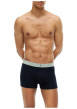 Thumbnail Lot de 3 boxers en coton biologique noirs pourvus d'une taille élastiquée - Image 2