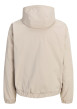 Thumbnail Blouson beige à coupe droite pourvu d'un col à capuche et de manches longues - Image 3