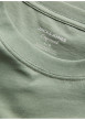 Thumbnail T-shirt en coton vert imprimé à coupe droite pourvu d'un col rond - Image 4