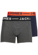 Thumbnail Lot de 2 boxers classiques en coton multicolores pourvus d'une taille élastiquée