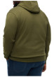 Thumbnail Sweat à capuche kaki uni avec une coupe droite et des manches longues - Image 3