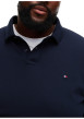 Thumbnail Polo en coton biologique marine uni avec un col boutonné et des manches longues - Image 4