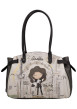 Thumbnail Sac à main porté épaule à illustrations musicales doté de deux grandes anses