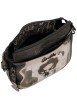 Thumbnail Sac à bandoulière kaki et beige doté d'un triple compartiment - Image 5