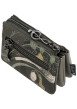 Thumbnail Porte-monnaie argenté à imprimé poupée pourvu d'un triple compartiment zippé - Image 4
