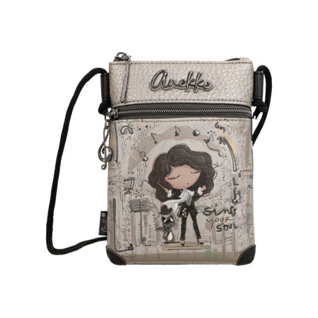 Mini sac multicolore à illustrations musicales...