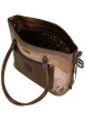 Thumbnail Sac shopping tricolore en simili-cuir grainé à imprimés organiques - Image 5