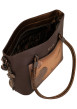 Thumbnail Sac shopping tricolore en simili-cuir grainé à imprimés organiques - Image 6