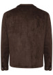 Thumbnail Blouson marron uni avec un col à revers et une fermeture zippée - Image 2