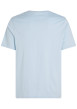 Thumbnail T-shirt en coton ciel à coupe droite pourvu d'un col rond et de manches courtes - Image 2