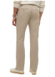 Thumbnail Pantalon chino Denton en coton beige à coupe droite pourvu de poches - Image 3