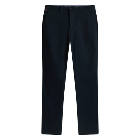 Pantalon chino Denton en coton marine à coupe...