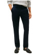 Thumbnail Pantalon chino Denton en coton marine à coupe droite pourvu de poches - Image 2