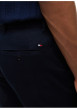 Thumbnail Pantalon chino Denton en coton marine à coupe droite pourvu de poches - Image 4