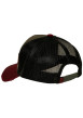 Thumbnail Casquette bordeaux imprimée pourvue d'une fermeture à pression snapback - Image 2