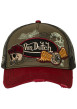 Thumbnail Casquette bordeaux imprimée pourvue d'une fermeture à pression snapback - Image 4
