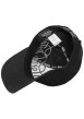 Thumbnail Casquette en coton noire pourvue d'une fermeture à pression snapback - Image 3