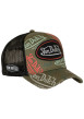 Thumbnail Casquette kaki imprimée pourvue d'une fermeture à pression snapback