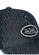Thumbnail Casquette bleue pourvue d'une fermeture à pression snapback à l'arrière - Image 5