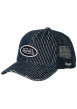 Thumbnail Casquette bleue pourvue d'une fermeture à pression snapback à l'arrière - Image 6