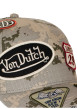Thumbnail Casquette en coton beige pourvue d'une fermeture à pression snapback - Image 5