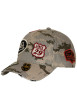 Thumbnail Casquette en coton beige pourvue d'une fermeture à pression snapback - Image 6