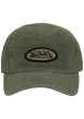 Thumbnail Casquette en coton verte pourvue d'une fermeture strapback à clip - Image 4