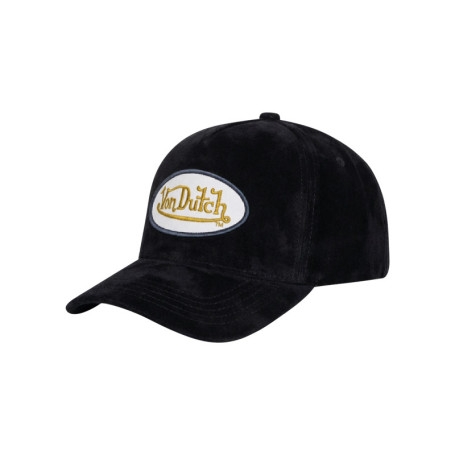 Casquette noire unie pourvue d'une fermeture à...