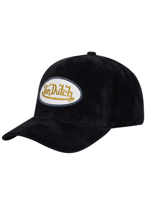 Casquette noire unie pourvue d'une fermeture à...